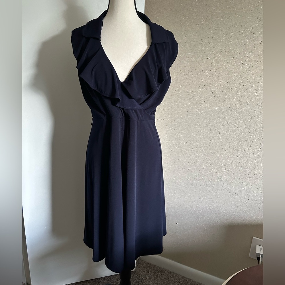 Sandra Darren Midnight Blue Dress